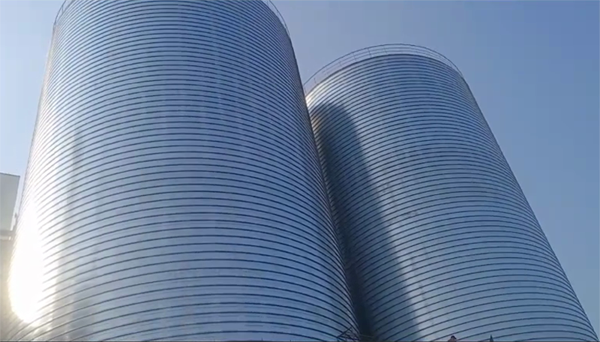 科尔沁左翼后2座混凝土高架卷板仓